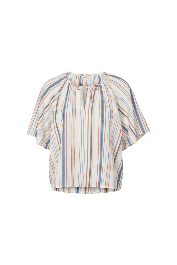 Basic Apparel Jima Blouse Bluser 701 Multistriped